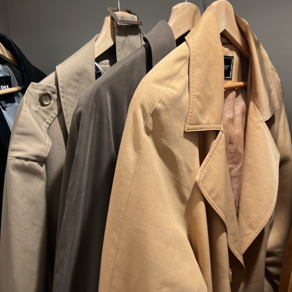 Classic Taupe Trench Coat *w/ 2 free gifted trenches* - Picture 14 of 17